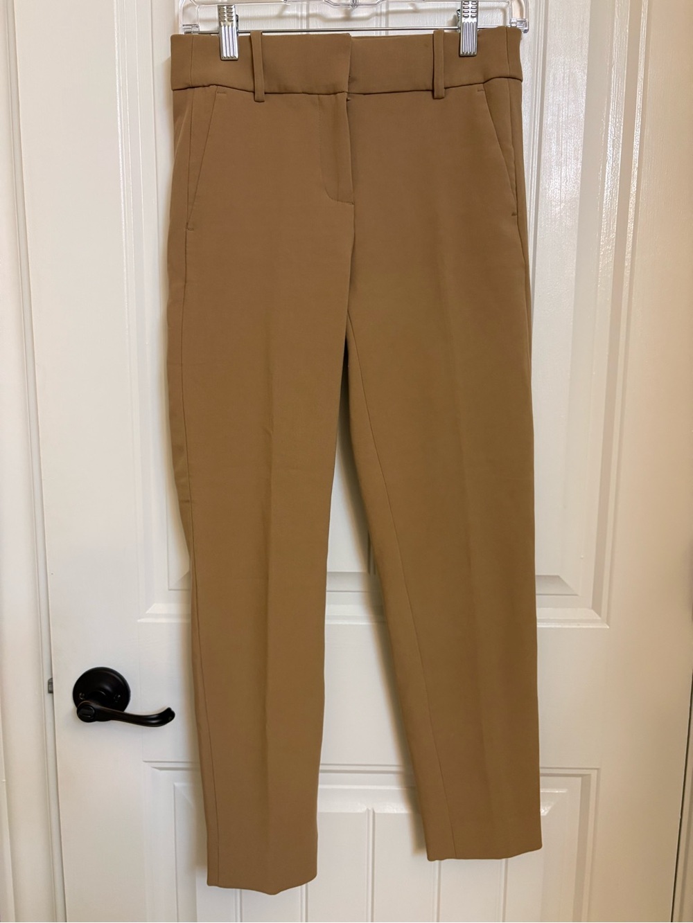 J. Crew Camel Slim Straight Trousers